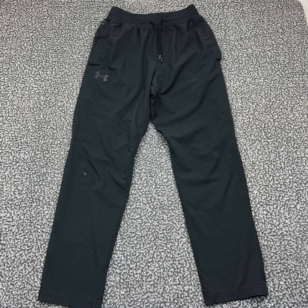 Under Armour Golf‎ Sweatpants Men Medium Black Drawstring Pocket Outdoor 28x31